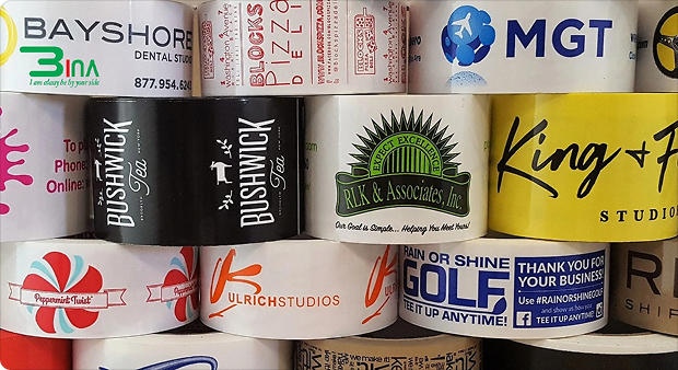 Băng keo in chữ / in logo